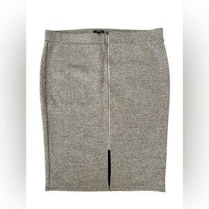 Torrid Grey Skirt Zipper in front